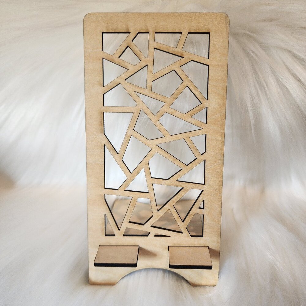 Laser Cut Wood Cell Phone Stands
